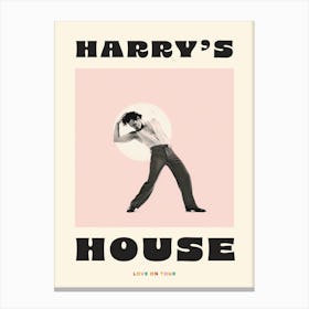 Harry S House Love On Tour Poster 3 Canvas Print