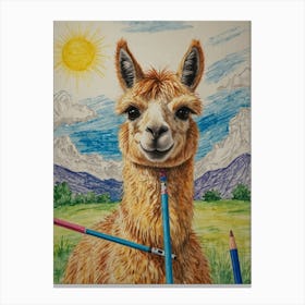 Llama 29 Canvas Print