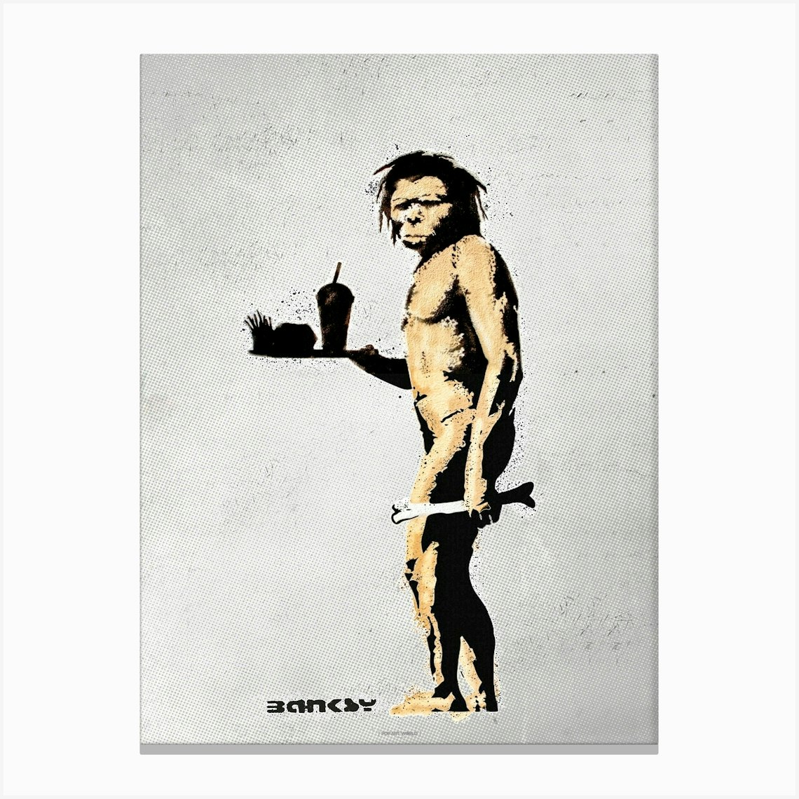 Fast Food |Street Art Digital Pop Art 2025 Canvas Print by POP ART WORLD