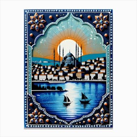 Blue Mosque Canvas Print