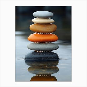 Zen Stone Meditation Canvas Print