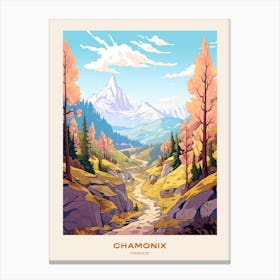 Chamonix To Zermatt France 1 Hike Poster Canvas Print