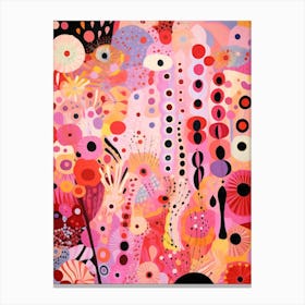 Pink Abstraction Canvas Print