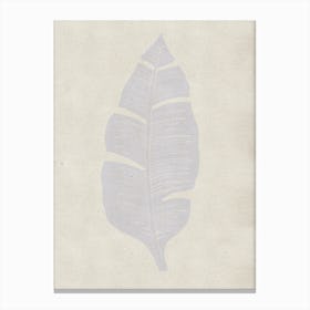 Palma Dove Grey Canvas Print