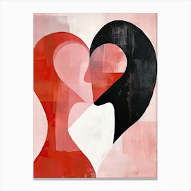 'I Love You', Minimalism, Valentine's Day Canvas Print