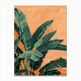 Banana Leaves Canvas Print 1 Canvas Print