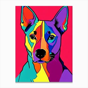 Pharaoh Hound Andy Warhol Style dog Canvas Print