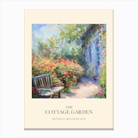 Cottage Garden Poster Enchanted Meadow 7 Canvas Print