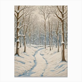 Snowy Path no1 Toile