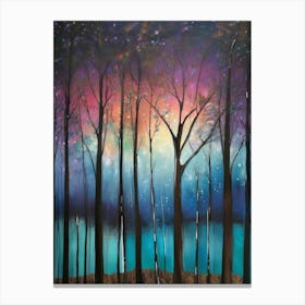 Night In The Woods 3 Canvas Print