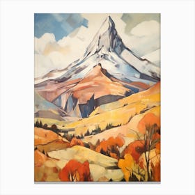 Cerro Mercedario Argentina 2 Mountain Painting Canvas Print