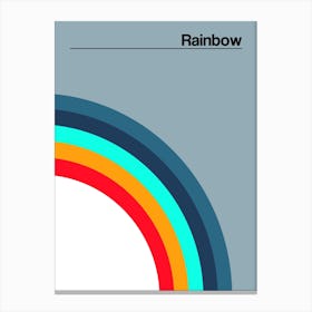Rainbow Blue Canvas Print