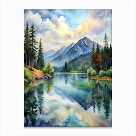 Mountain Lake Canvas Print