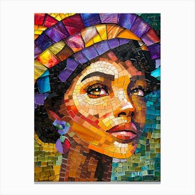 Mosaic Mosaic Art Canvas Print