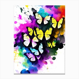 Colorful Butterflies 1 Canvas Print