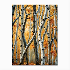 Birch Forest Canvas Print