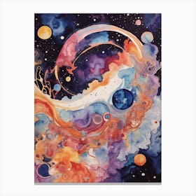 Galaxy Painting 2 Canvas Print