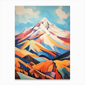Mount Washington Usa 11 Mountain Painting Canvas Print