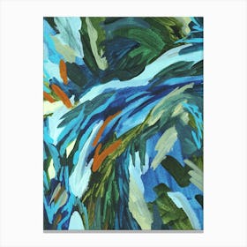 Tropical Hum Abstract Canvas Print