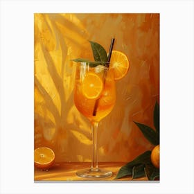 Orange Cocktail 12 Canvas Print