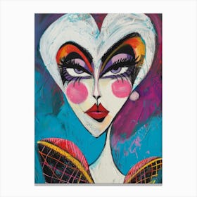 Queen Of Hearts Canvas Print