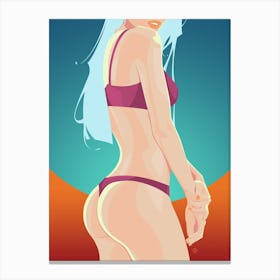 Amanda Bikini Canvas Print