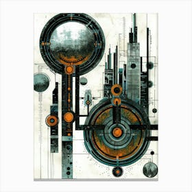 Futuristic City 4 Canvas Print