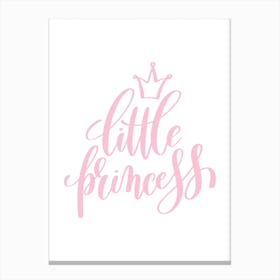 Little Princess Pink Canvas Print