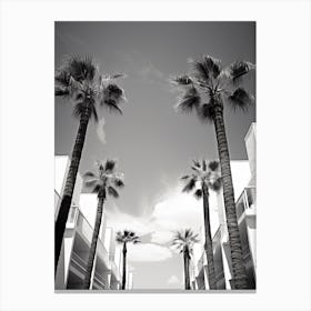 Marbella, Spain, Black And White Photography 3 Canvas Print