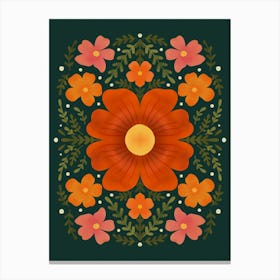 Red Flower Canvas Print