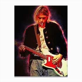 Spirit Of Kurt Cobain Canvas Print