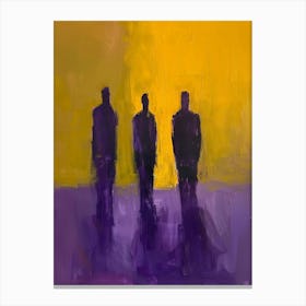 Three Men In Suits Canvas Print