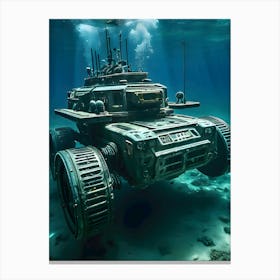 USO: A Very Very Strange Sea-Reimagined 60 Canvas Print