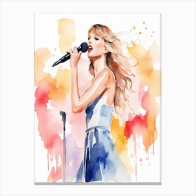 Taylor Swift 10 Canvas Print