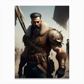 Man With A Beard Canvas Print