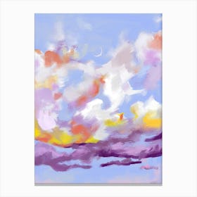 Clouds In The Sky Oil Painting Canvas Print