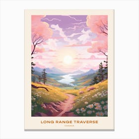 Long Range Traverse Canada 1 Hike Poster Canvas Print