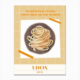 Udon Japan 2 Foods Of The World Canvas Print