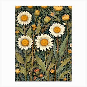 William Morris Daisies In The Meadow Canvas Print