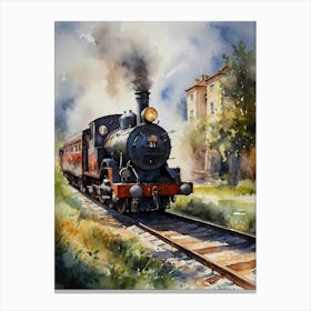 Steam Train Canvas Print