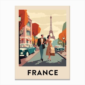 Vintage Travel Poster France 6 Canvas Print