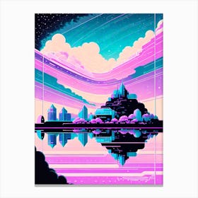 Pixel Art Canvas Print