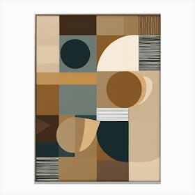 Midcentury Inspired Quilting Art, 1445 Canvas Print