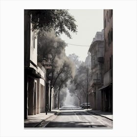 Street Scene In New Orleans Canvas Print