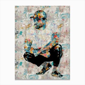 Kendrick Lamar Painting Canvas Print