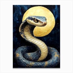 Cobra In The Moonlight Lienzo