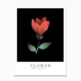 Flower Beautiful Canvas Print