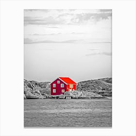 House On The River Canvas Print