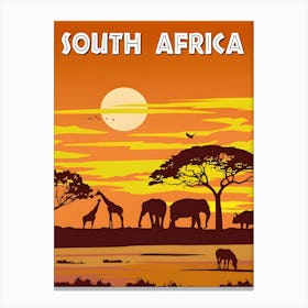 South Africa Canvas Print