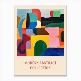 Modern Abstract Collection Poster 28 Canvas Print